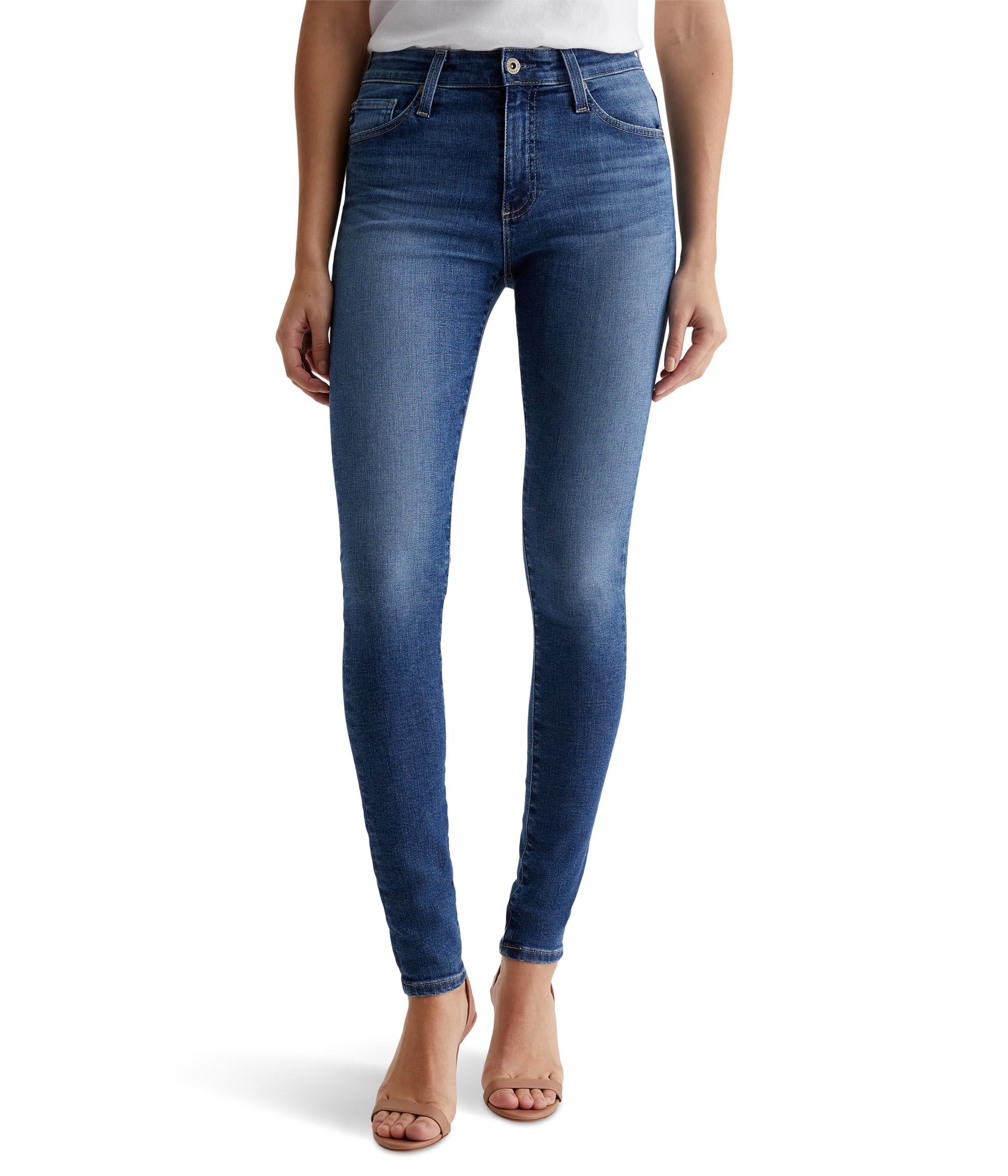 

Джинсы AG Jeans Farrah Mid-Rise Skinny Jeans in Morro Bay, цвет Morro Bay