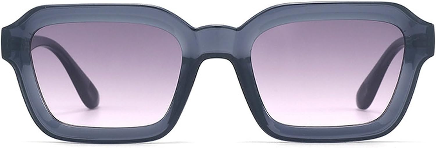 

Ретро-солнцезащитные очки квадратной формы для женщин и мужчин, винтажные, 70-х, 80-х, 90-х годов, шестиугольные, с защитой от УФ-излучения UV400, ретро-прямоугольные mincl, Gray