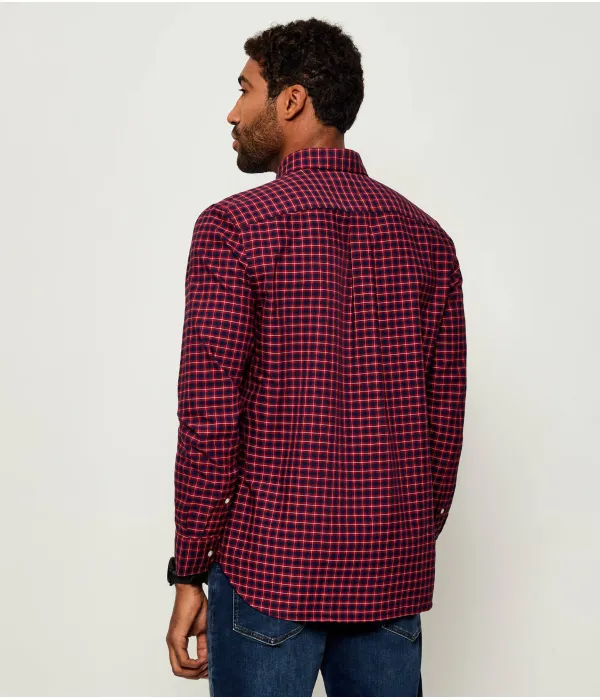 Рубашка Оксфорд Heritage Regular fit Tommy Hilfiger, красный — фото 3