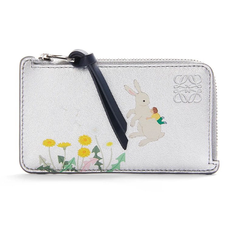 

Suna Fujita Collaboration Nappa Cow Leather кардхолдер Women's Silver LOEWE, Box(Set+Box)