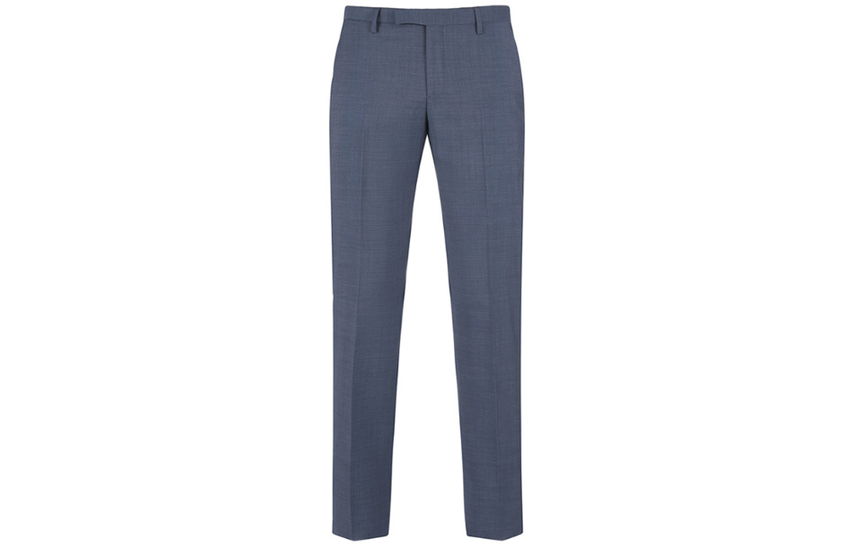 

Брюки Suit Trouser Men's Gray Blue EMPORIO ARMANI, серо-голубой