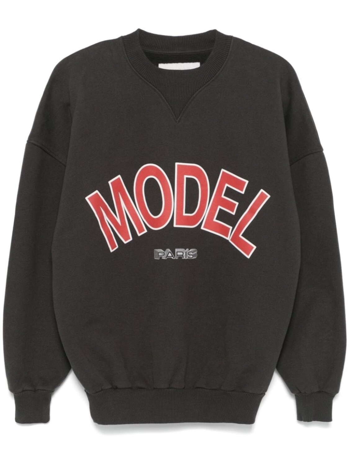 

Толстовка с текстовым принтом Philippe Model Paris, черный
