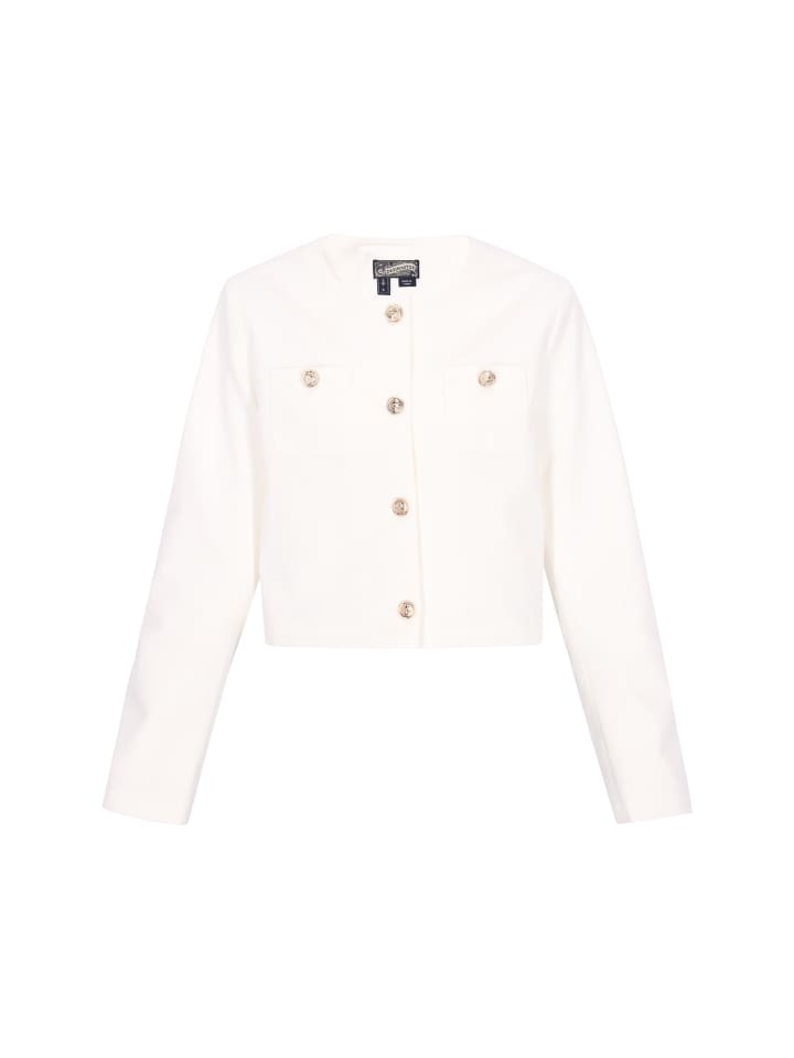 

DreiMaster Женский пиджак кремового цвета