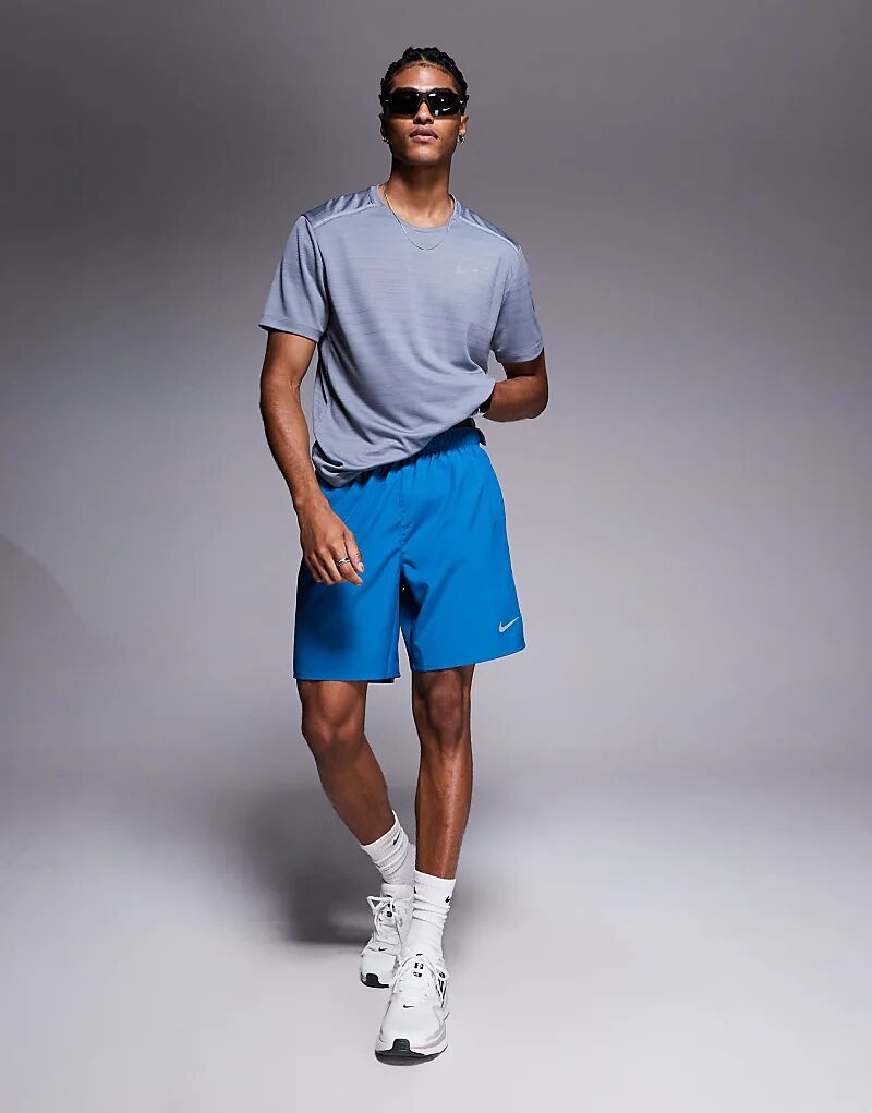 

Шорты Nike Running Dri-FIT Challenger 7 дюймов синего цвета