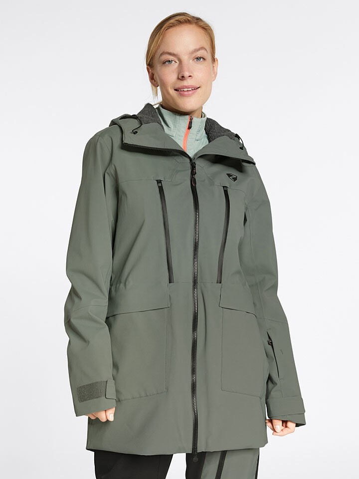 

Куртка для лыж и сноуборда Ziener Freeridejacke Thala, оливковый