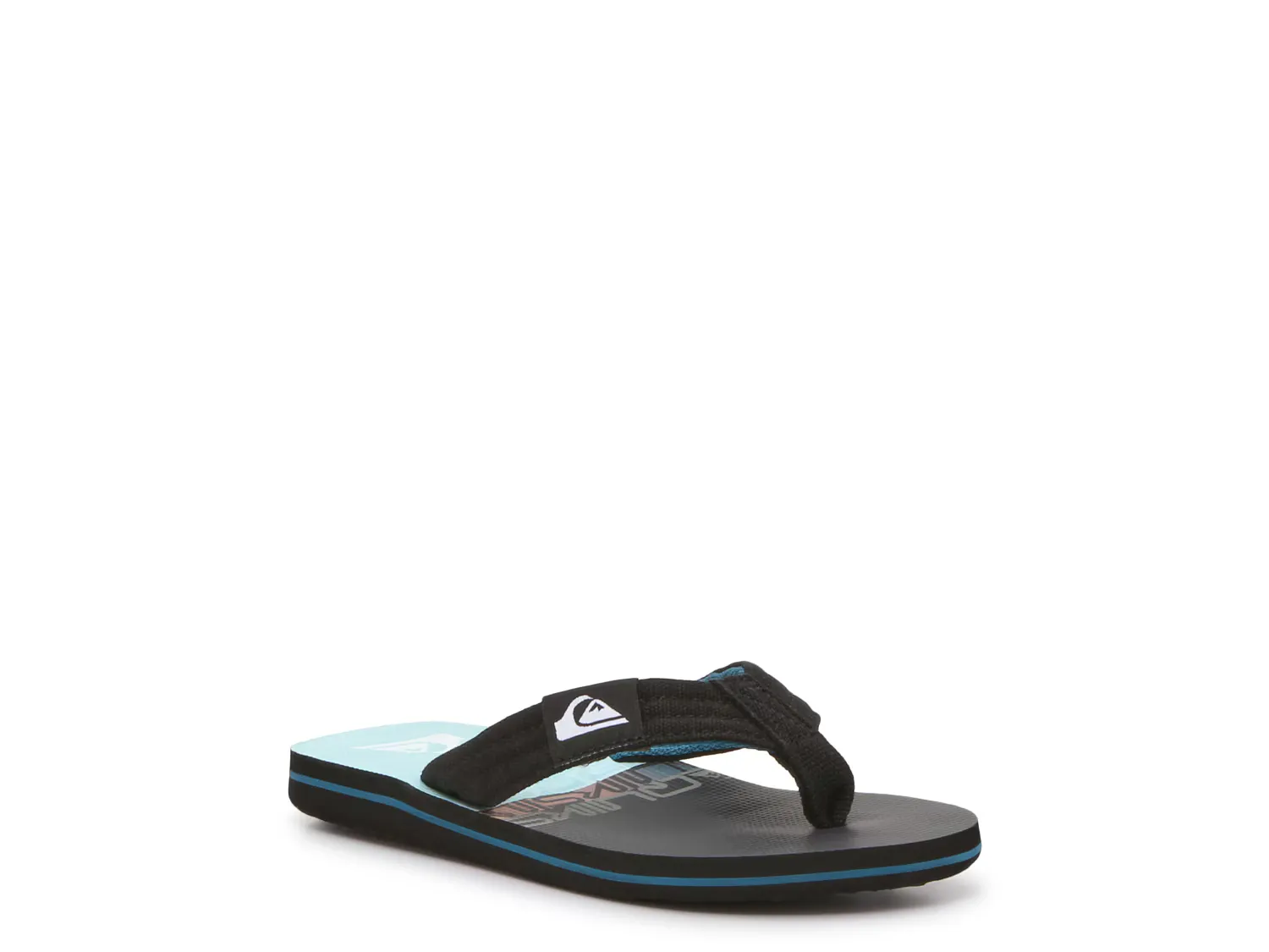 

Сандалии Molokai Layback II Flip Flop Quiksilver, черный/синий