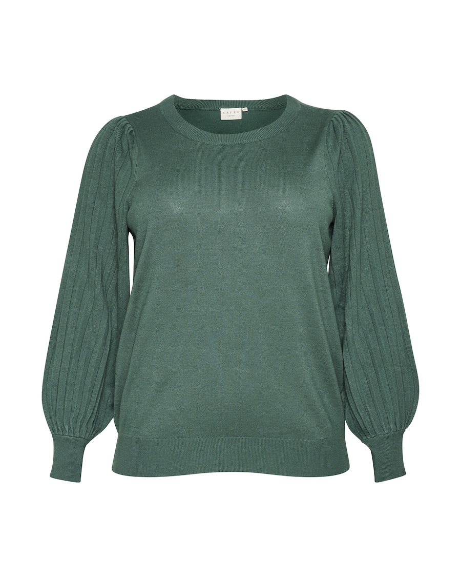 

Свитер KAFFE CURVE Loni, изумрудный/темно-зеленый