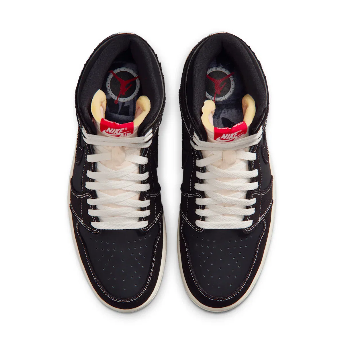 Мужские кроссовки Air 1 Retro High OG Flight Club Jordan, черный — фото 4