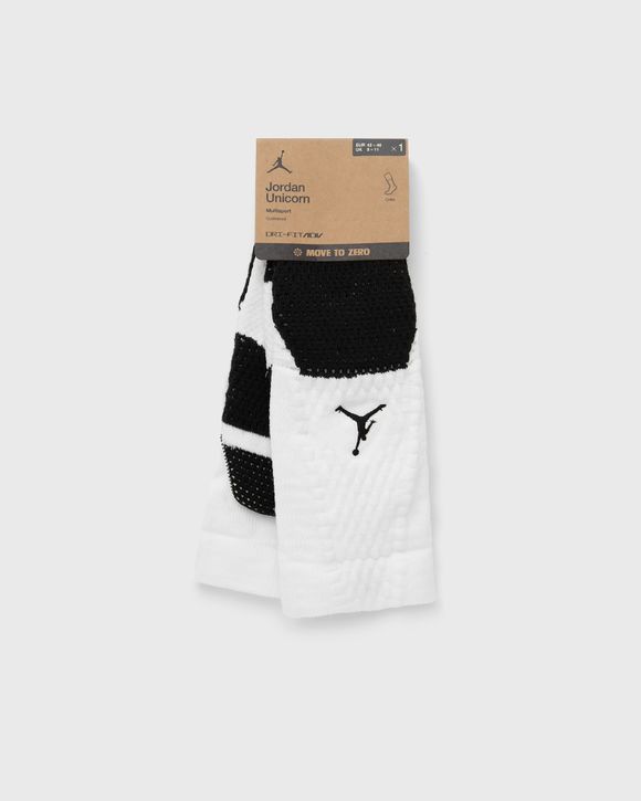 

Носки Jordan Unicorn Dri-Fit Adv Cushioned Crew Socks (1 Pair), белый/черный