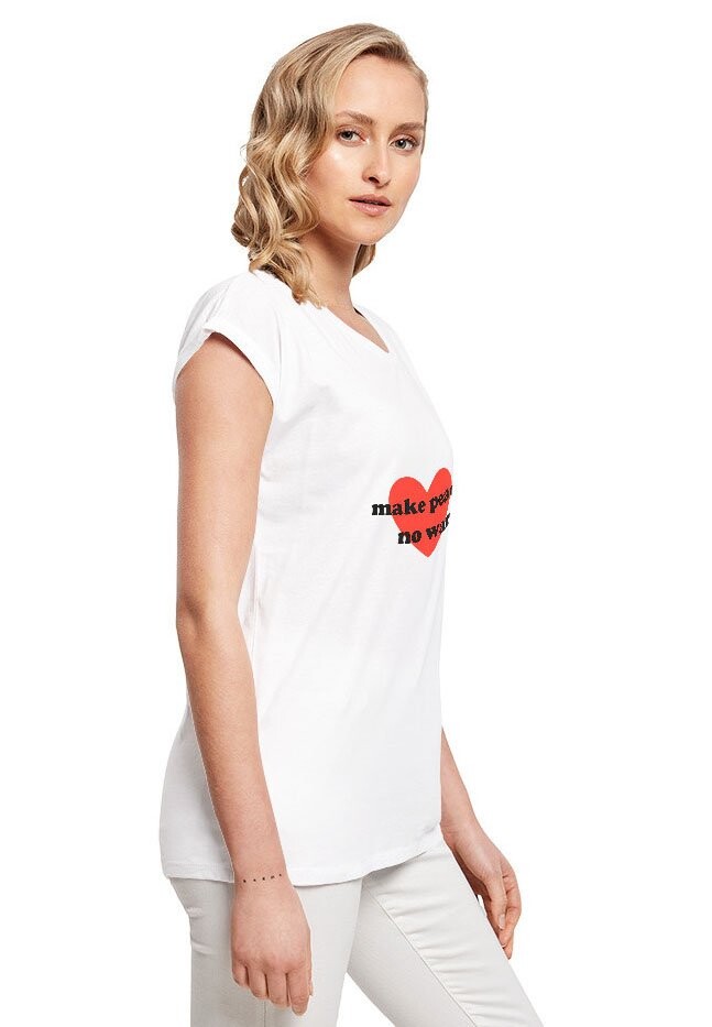

Футболка с принтом PEACE HEART Merchcode, белый