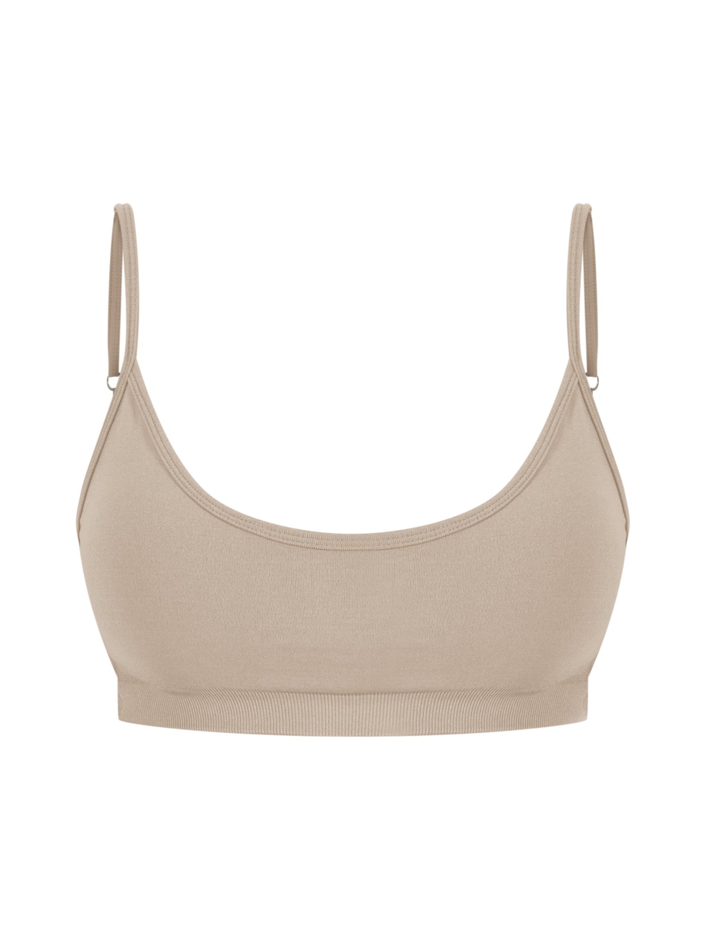 

Smilodox Спортивный топ в бежевом цвете