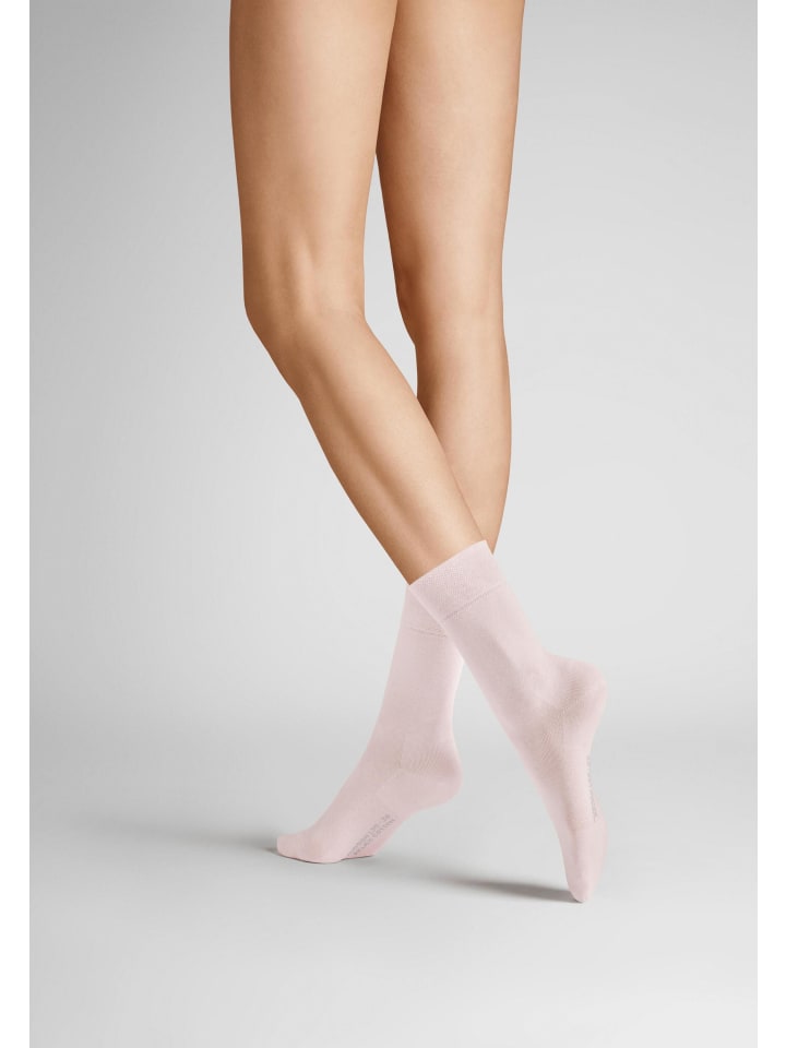 

Носки Relax Cotton с манжетой, не сдавливающей мышцы, розового цвета Hudson