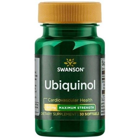 

Swanson, Коэнзим Q10 Убихинол Канека (Ubiquinol) 200 мг 30 капсул