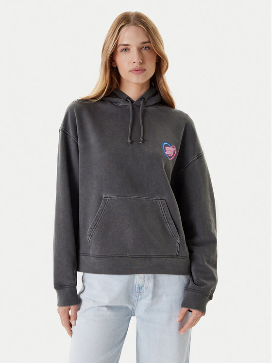 

Толстовка свободного кроя Neon DW0DW20945 Tommy Jeans, серый