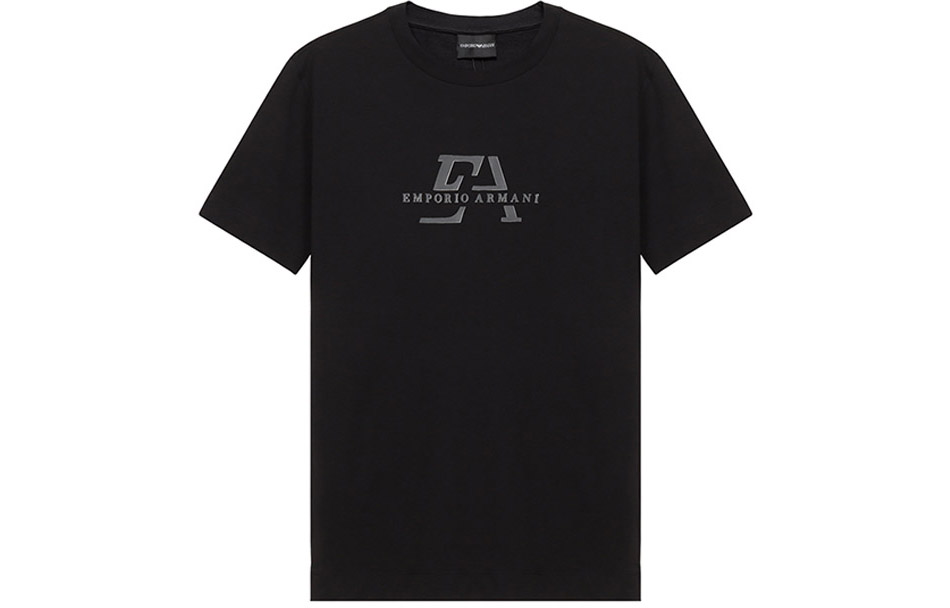 

Футболка мужская черная EMPORIO ARMANI