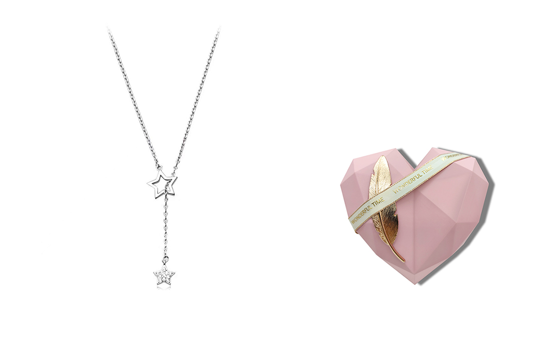 

Браслет из халцедона для женщин COPI, Starlight Necklace + [Encounter Box]