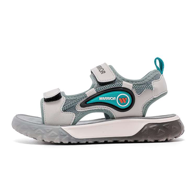 

Устойчивые к скольжению и дышащие детские сандалии Kids WARRIOR, сине-серый