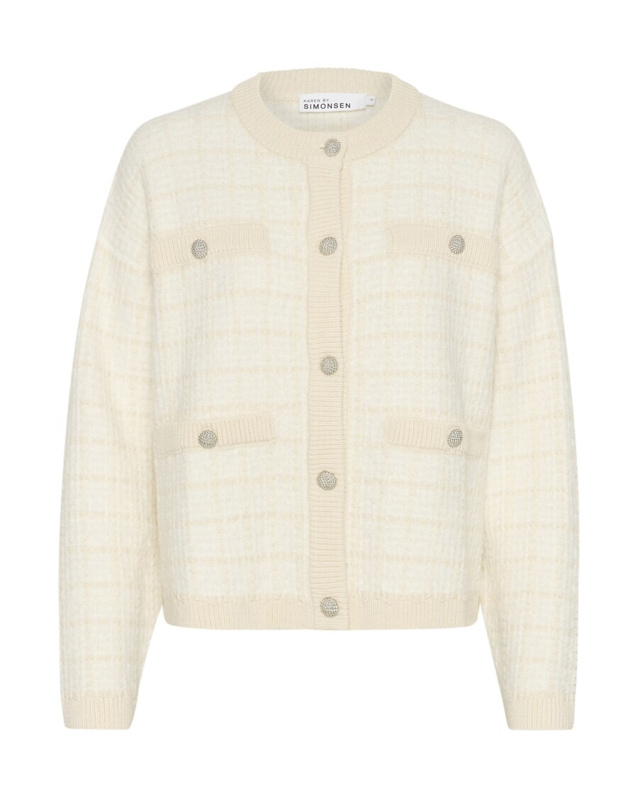 

Вязаный кардиган KAREN BY SIMONSEN Knit Cardigan, кремовый