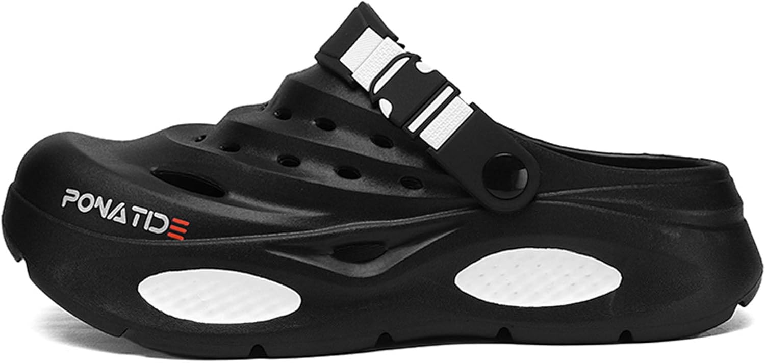 

Мужские полуботинки с съемными амортизирующими вставками, мужские носочные колпачки, мужские сандалии Generic, черный