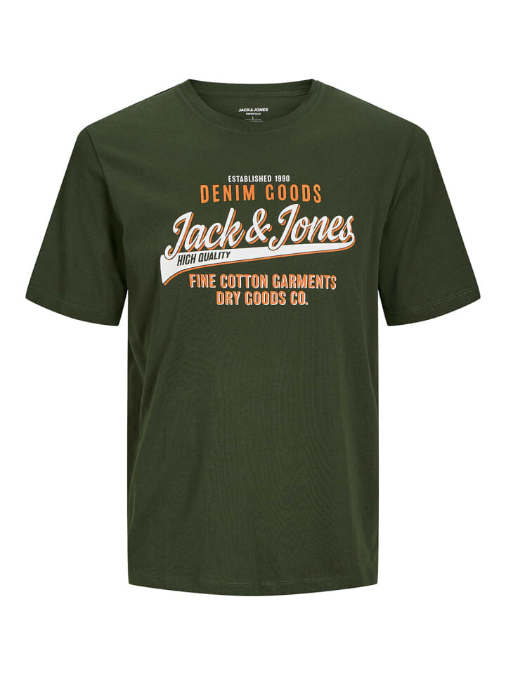 

Футболка Jack & Jones T-Shirt 'JJELOGO TEE' Grün