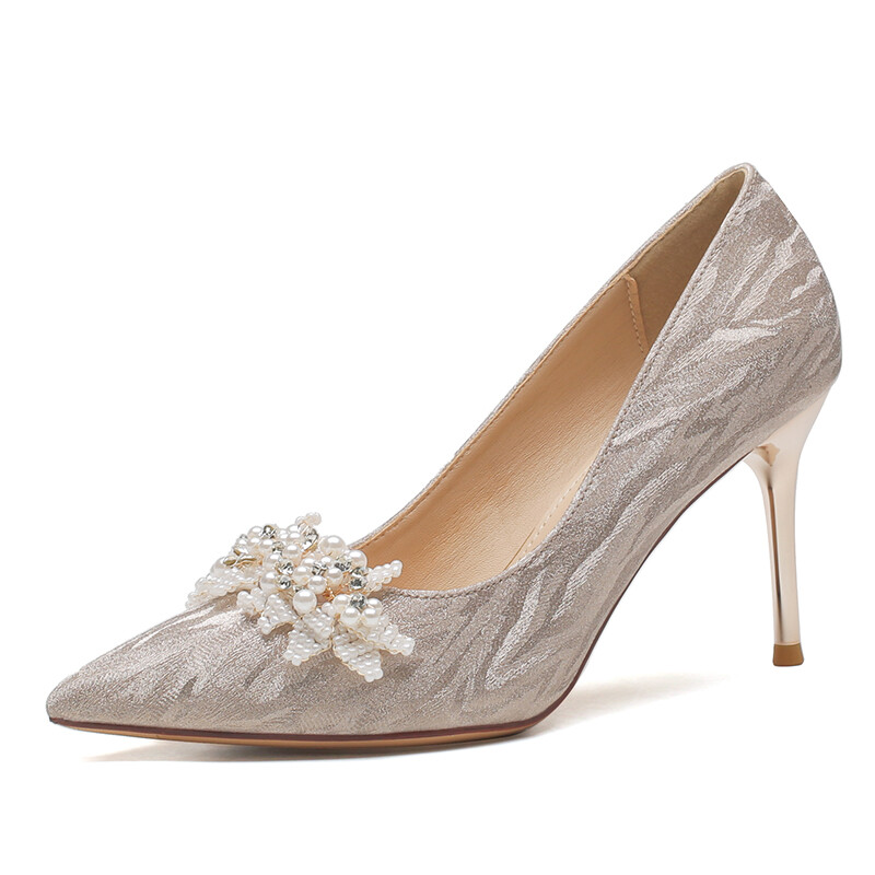 Туфли HKCP High Heels Women's, цвет Champagne — фото 2