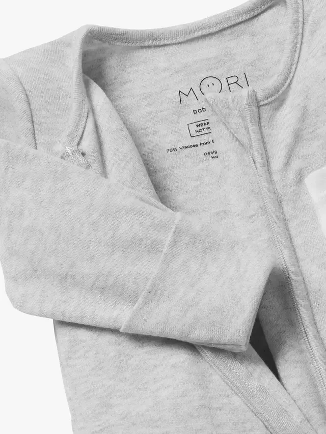 Детский комбинезон для сна Baby Clever с застежкой-молнией и карманами MORI — фото 4
