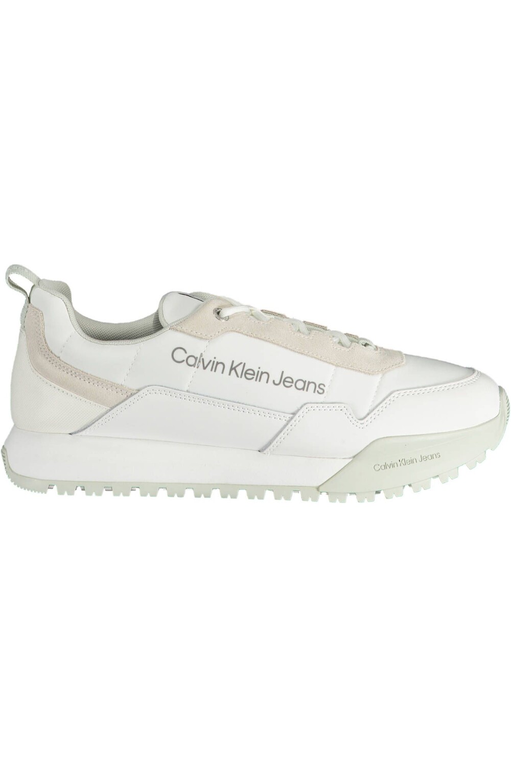 

Белые полиэстеровые мужские кроссовки Calvin Klein