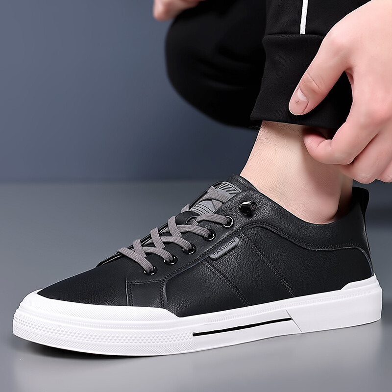 Туфли мужские Men"s Casual Men Low-Top Captain Illy, белый — фото 4