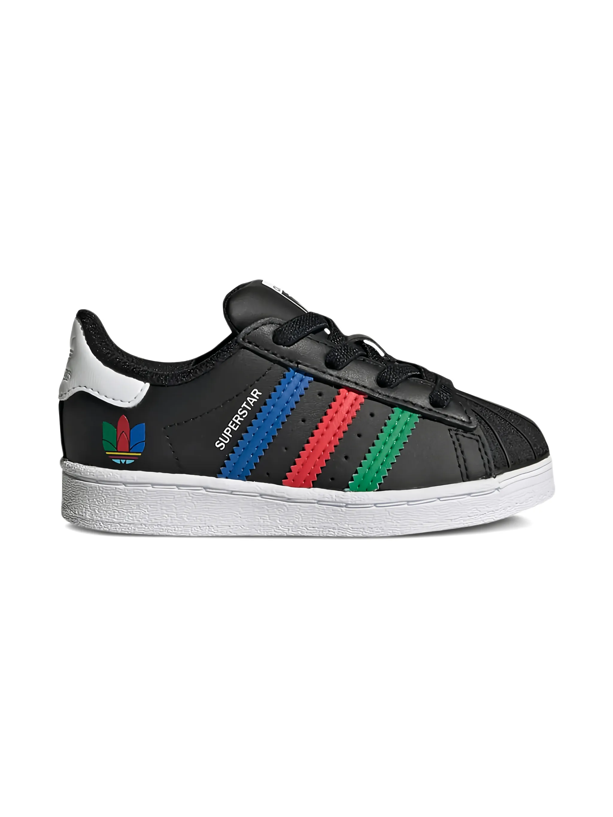

Кроссовки в полоску Superstar Adidas Kids, черный