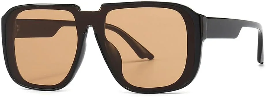 

Мужские солнцезащитные очки в стиле ретро для женщин и мужчин, модные винтажные солнцезащитные очки класса люкс с защитой от УФ-излучения UV400 LVTFCO, Black Tea