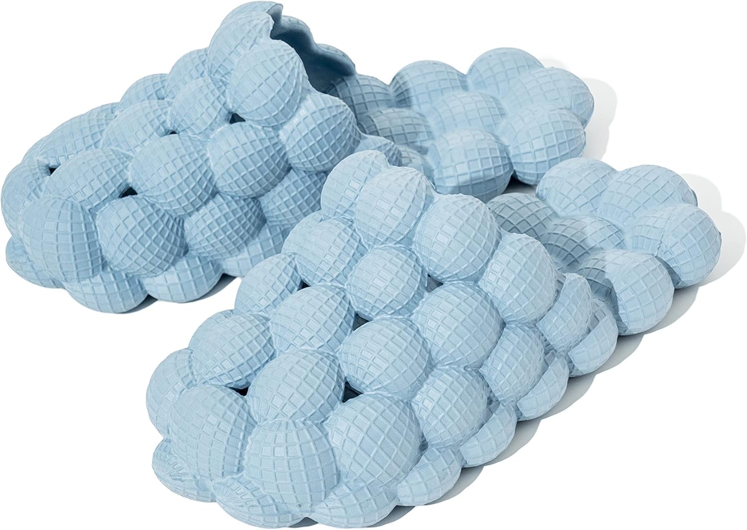 

PLOVELXN Шлепанцы-тапочки, забавные массажные тапочки-шлепанцы для женщин, нескользящие спа-сандалии, шлепанцы для мужчин, мягкие шлепанцы-подушки для снятия стресса, унисекс, синий