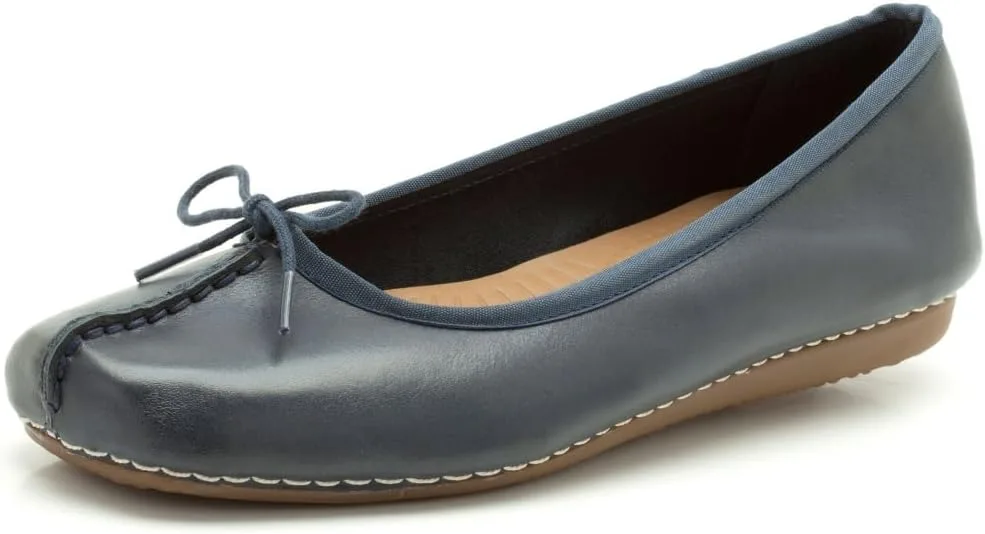 Балетки Clarks Freckle Ice, темно-синий
