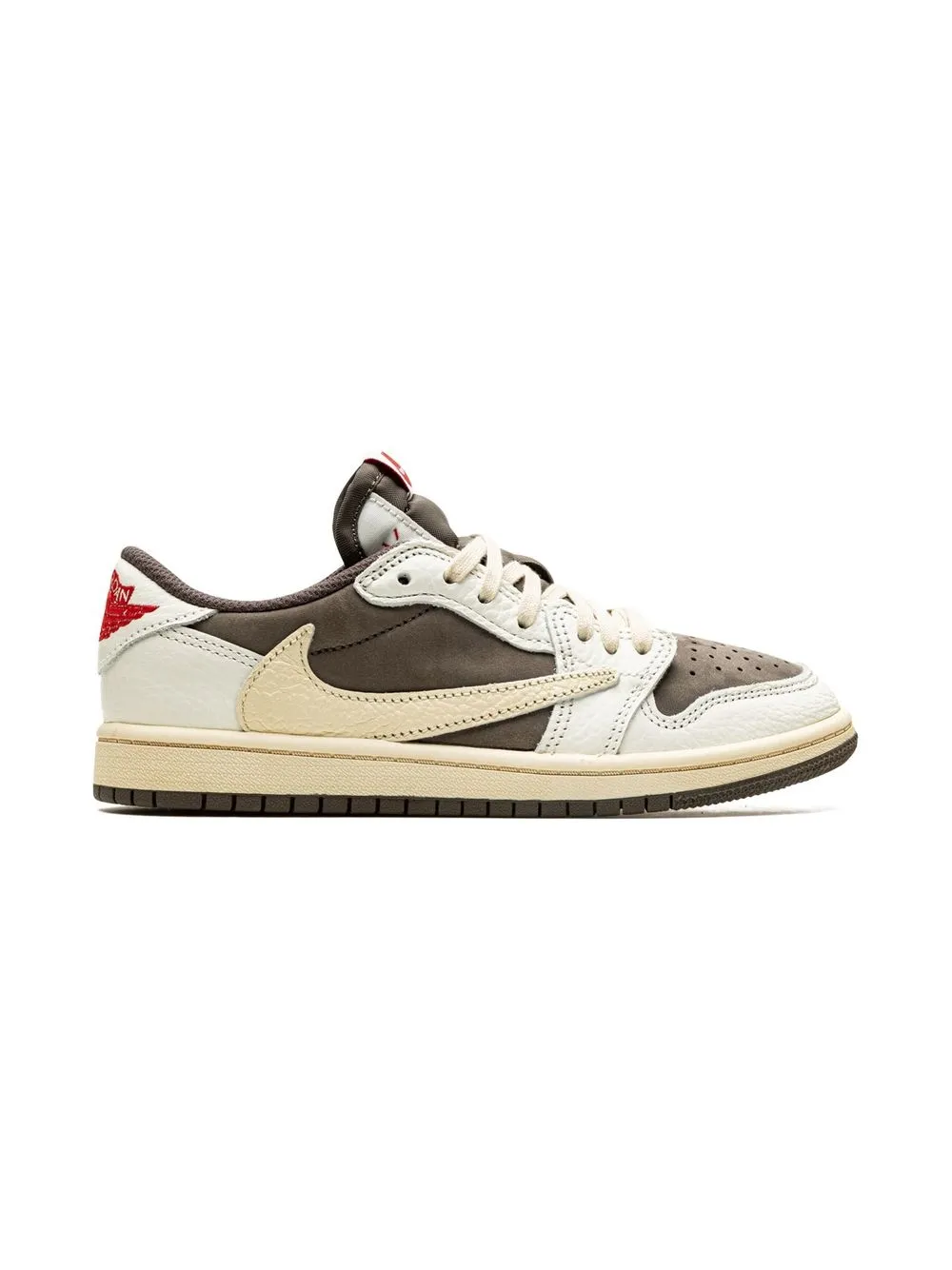 Кроссовки Air Jordan 1 Retro Low OG SP из коллаборации с Travis Scott Jordan Kids, коричневый — фото 2