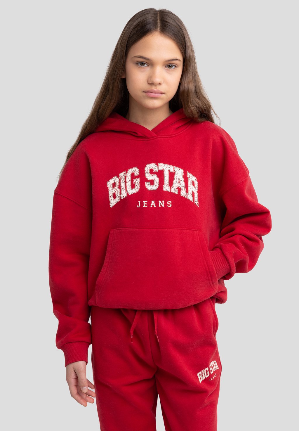 

Толстовка SALOMEAH con cappuccio Big Star, красный