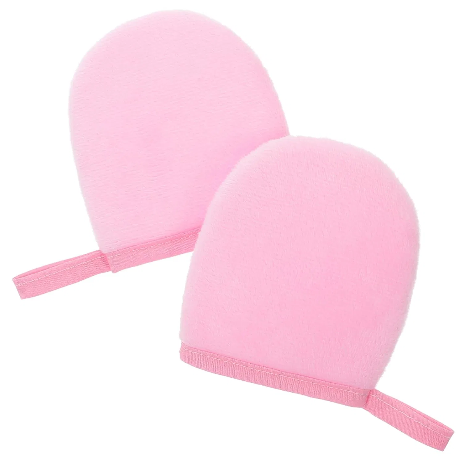 Набор из 2 плюшевых варежек Mikinona для нанесения автозагара Mikinona, Pink