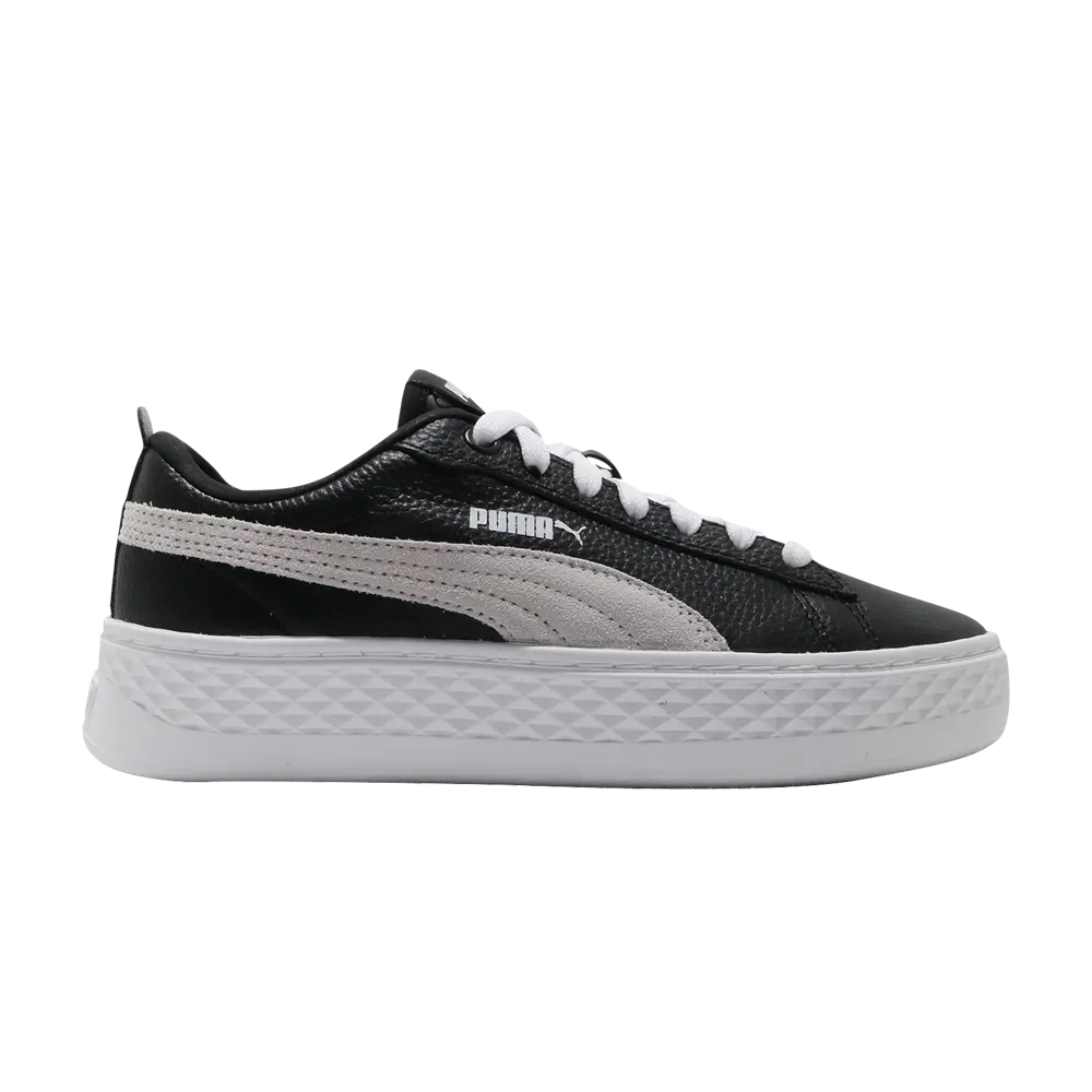 

Кроссовки Wmns Smash Platform Leather Puma, черный