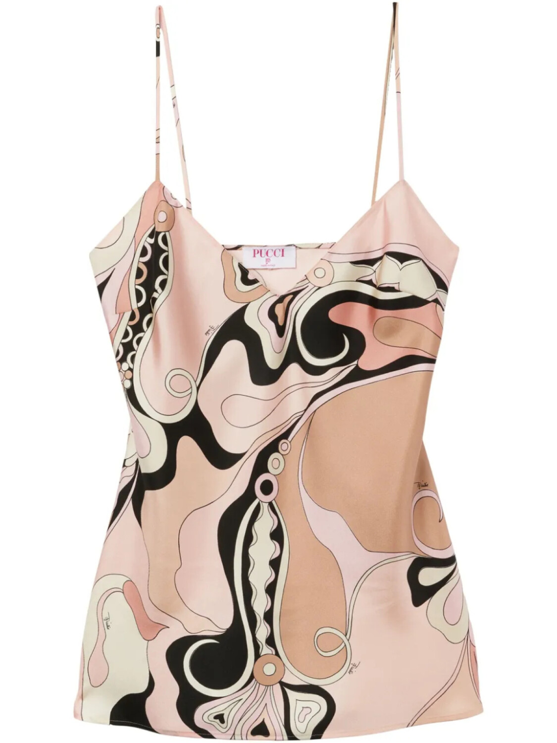 

Топ-комбинезон PUCCI Orchidee, нейтральный