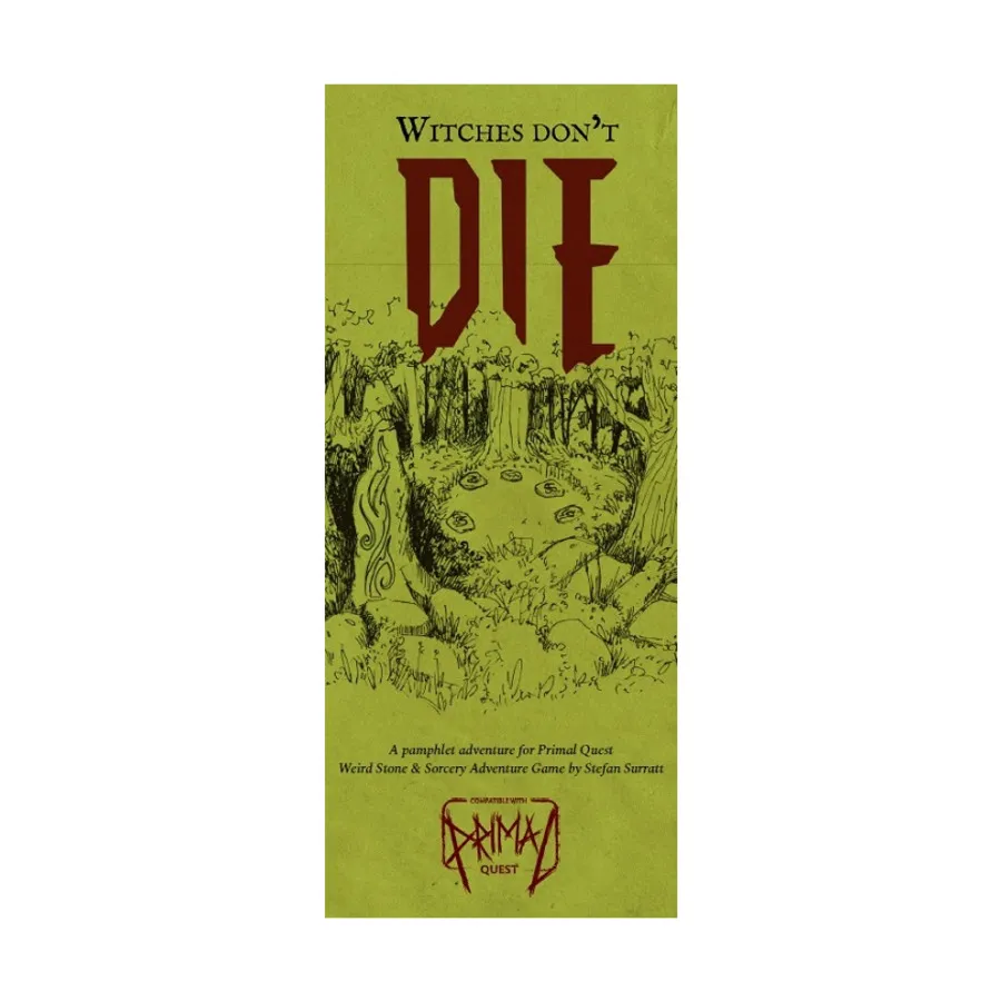 

Witches Don't Die, Role Playing Games (Dragon Peak Publishing), мягкая обложка