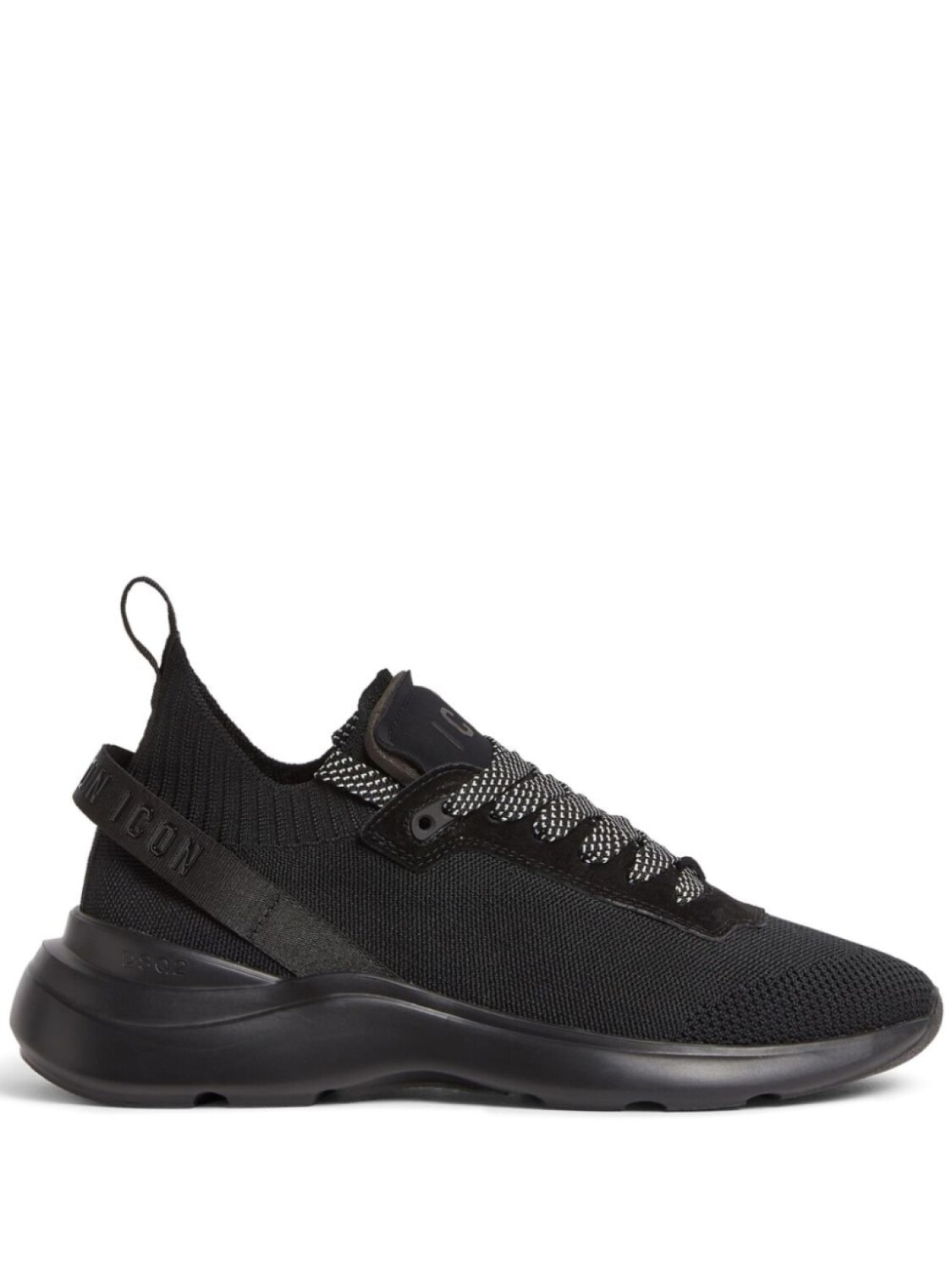 

DSQUARED2 массивные кроссовки Fly, черный
