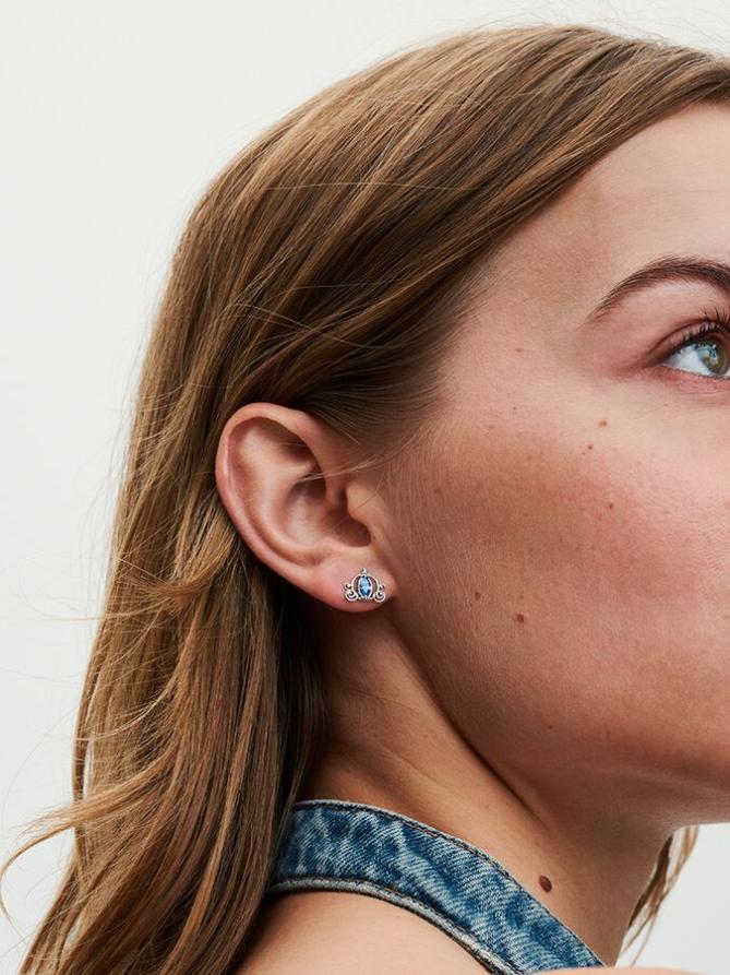 

Серьги Pandora Disney Cinderella's Carriage Stud Earrings, стерлинговое серебро