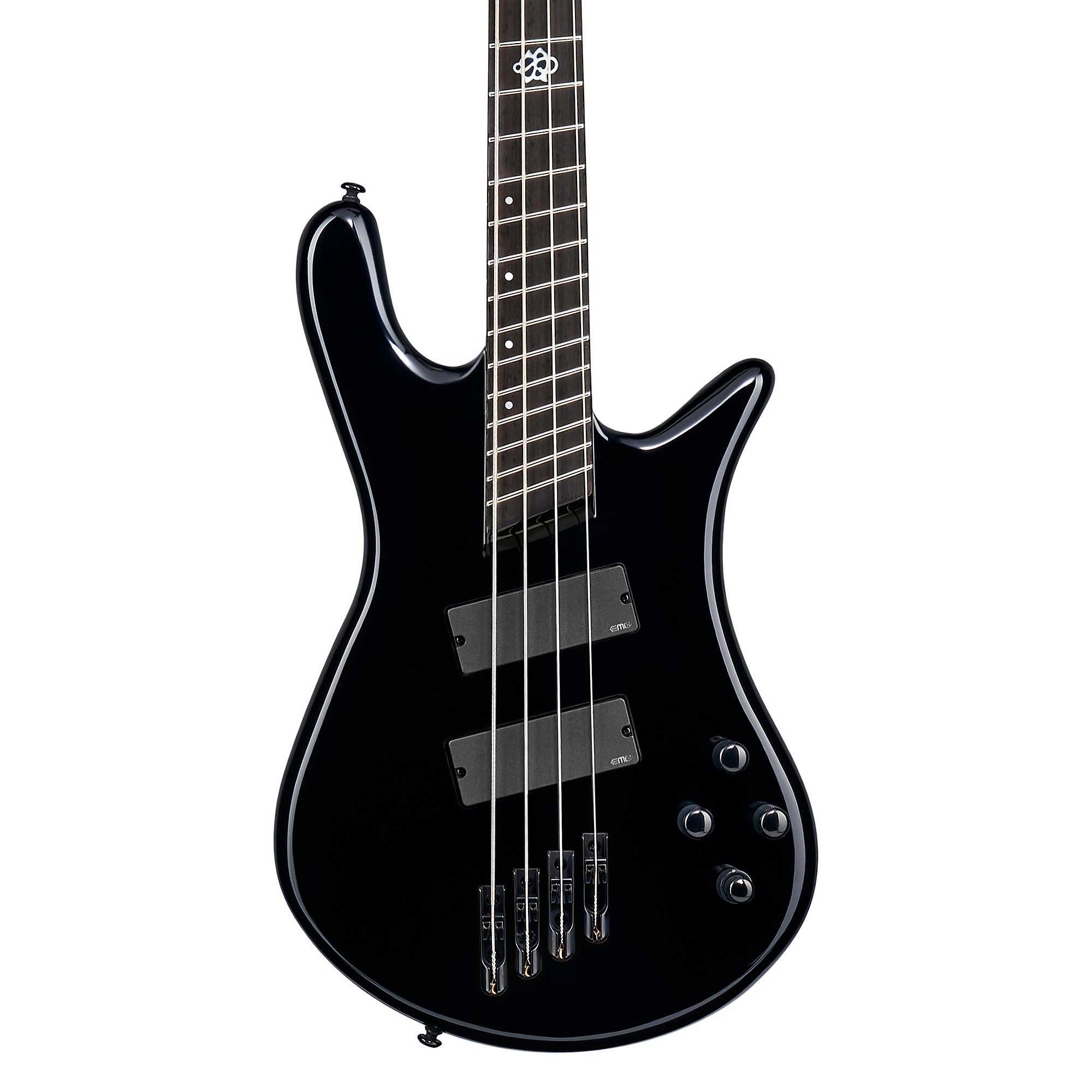 

Spector NS Dimension HP 4 Четырехструнная мультимензурная электробас-гитара Solid Black Gloss