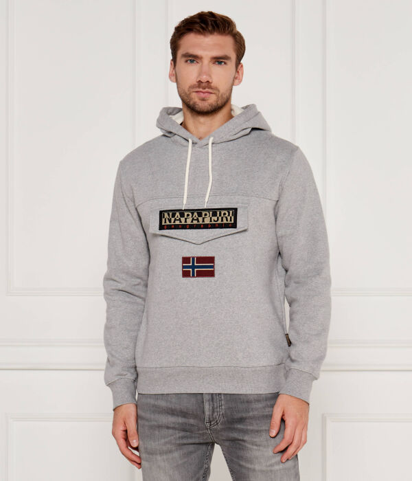 

Свитер Берджи Regular fit Napapijri, серый