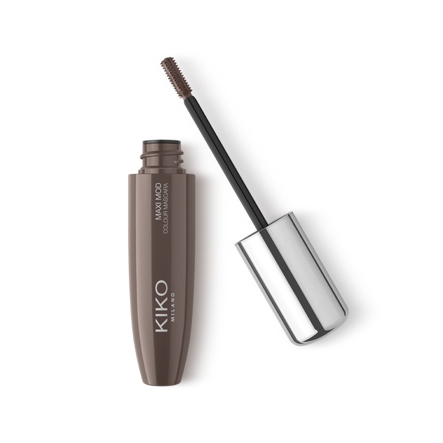 

KIKO Milano, Maxi Mod Colour Mascara цветная тушь для ресниц с маленьким аппликатором для максимального объема, 02 Коричневый, 12 мл