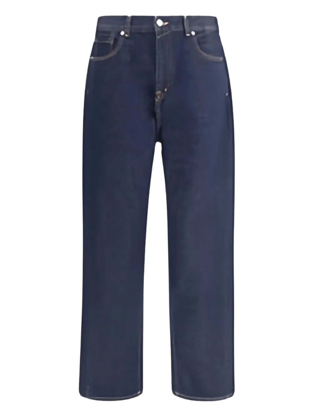 

Джинсы с закрученным кроем 7 For All Mankind, синий