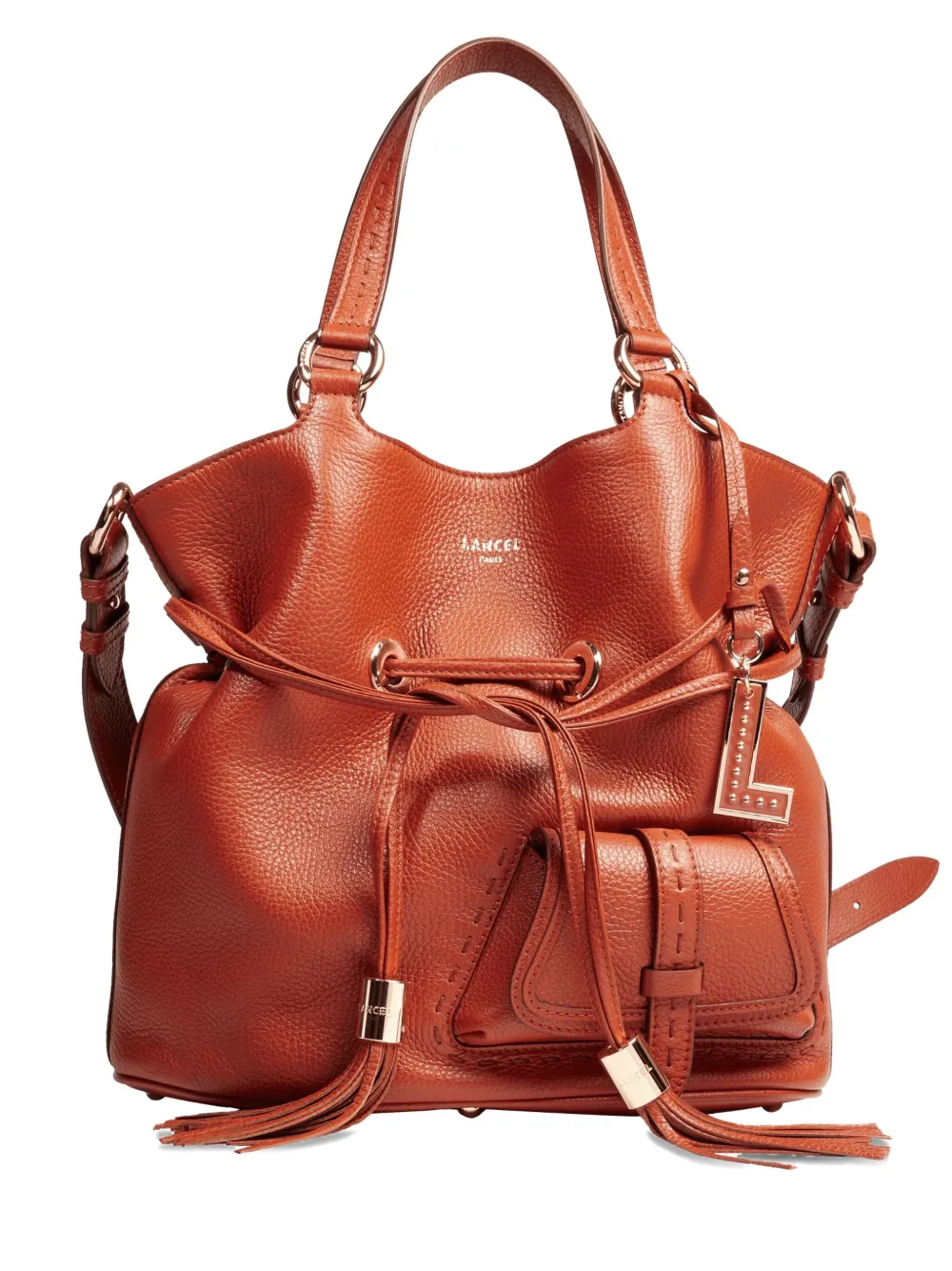 

Средняя сумка Premier Flirt на плечо с завязкой Lancel, коричневый