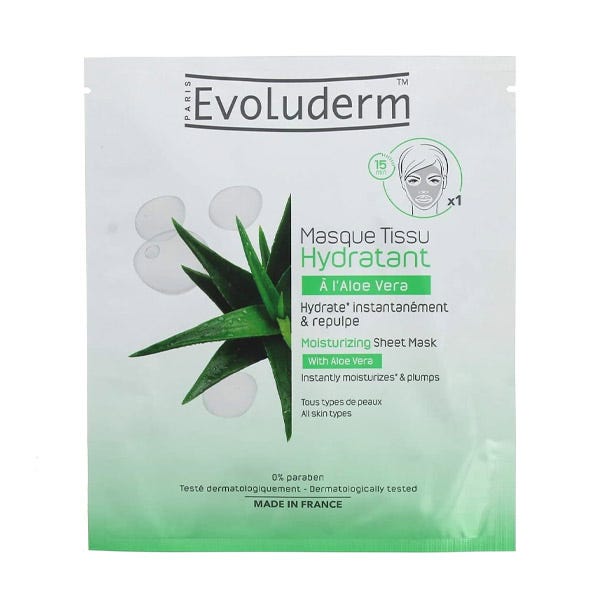 

Маска-увлажнятель для тканей Á L'Aloe Vera 1 шт Evoluderm