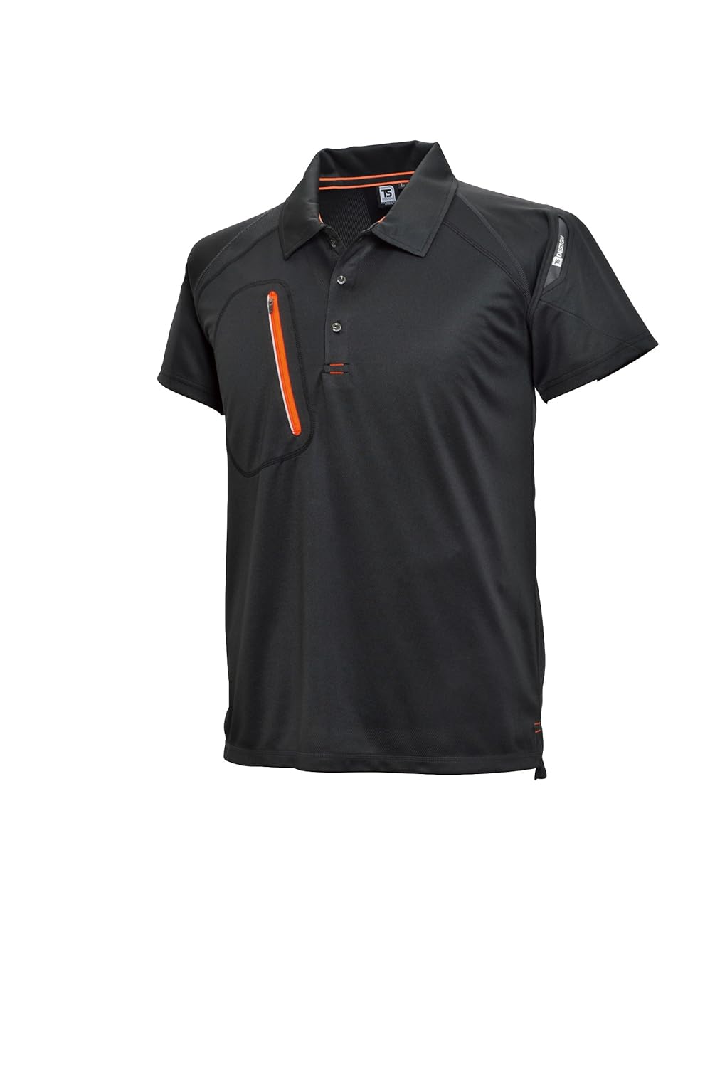 

Футболка-поло с коротким рукавом TS DESIGN FLASH 5065, черная, с коротким рукавом