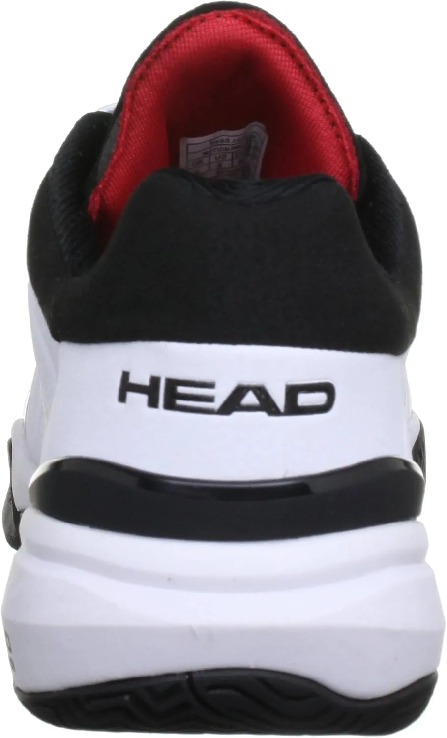 Мужские теннисные кроссовки HEAD Motion Pro, белый/черный/красный — фото 3