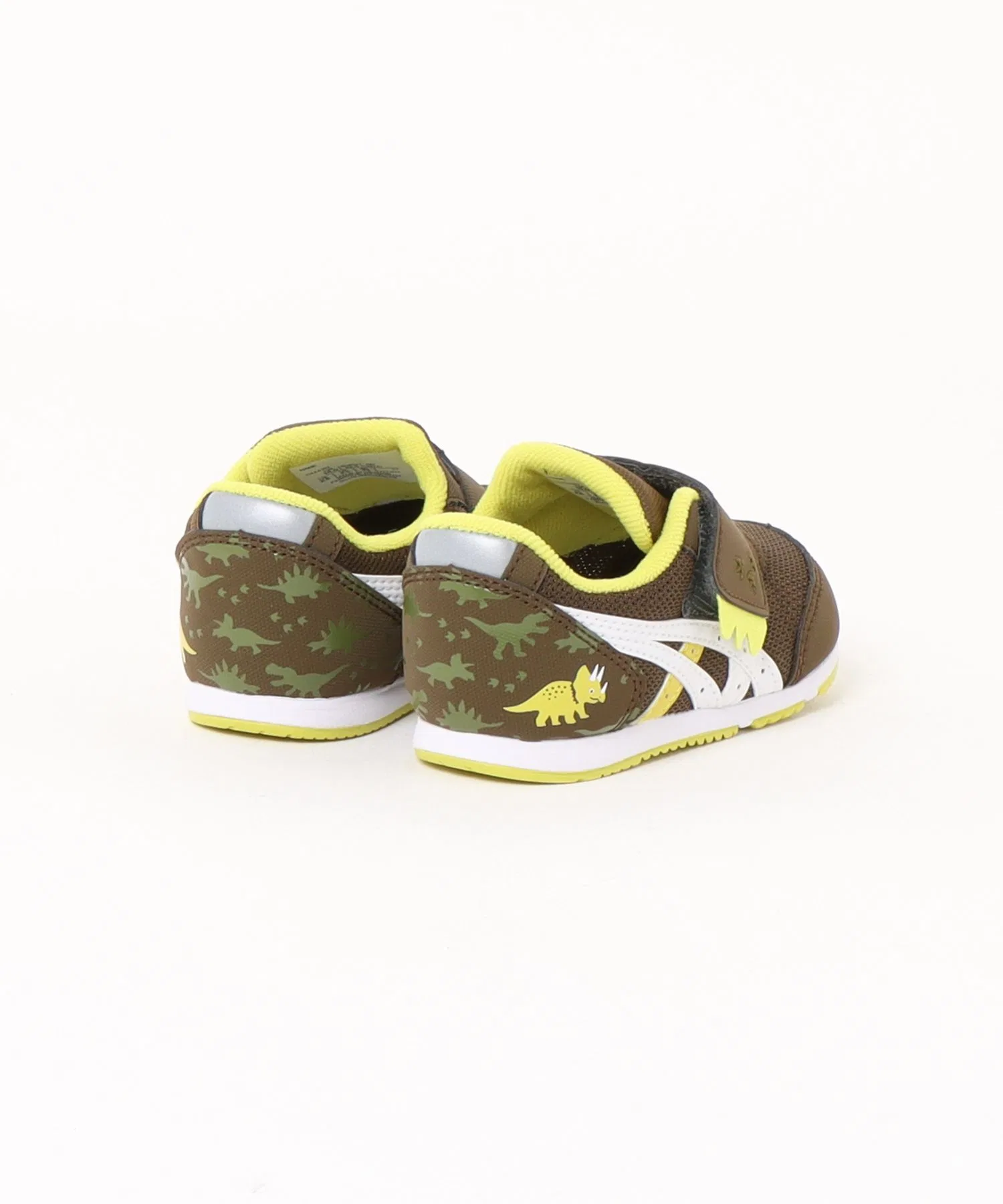 Детские кроссовки ASICS IDAHO BABY KT-ES D2 с динозаврами оливковые — фото 2