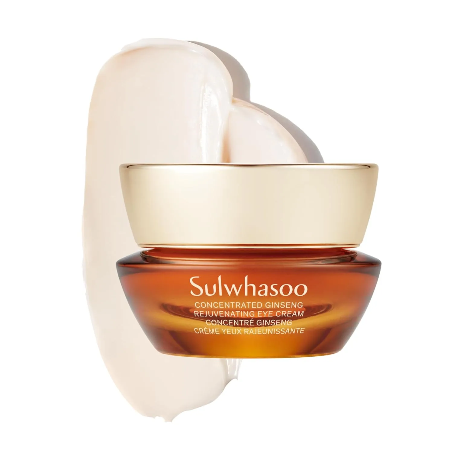 Sulwhasoo Concentrated Ginseng Rejuvenating Eye Cream - антивозрастной крем для области вокруг глаз с корейским женьшенем и пептидами против морщин, отеков и темных кругов, 15 мл